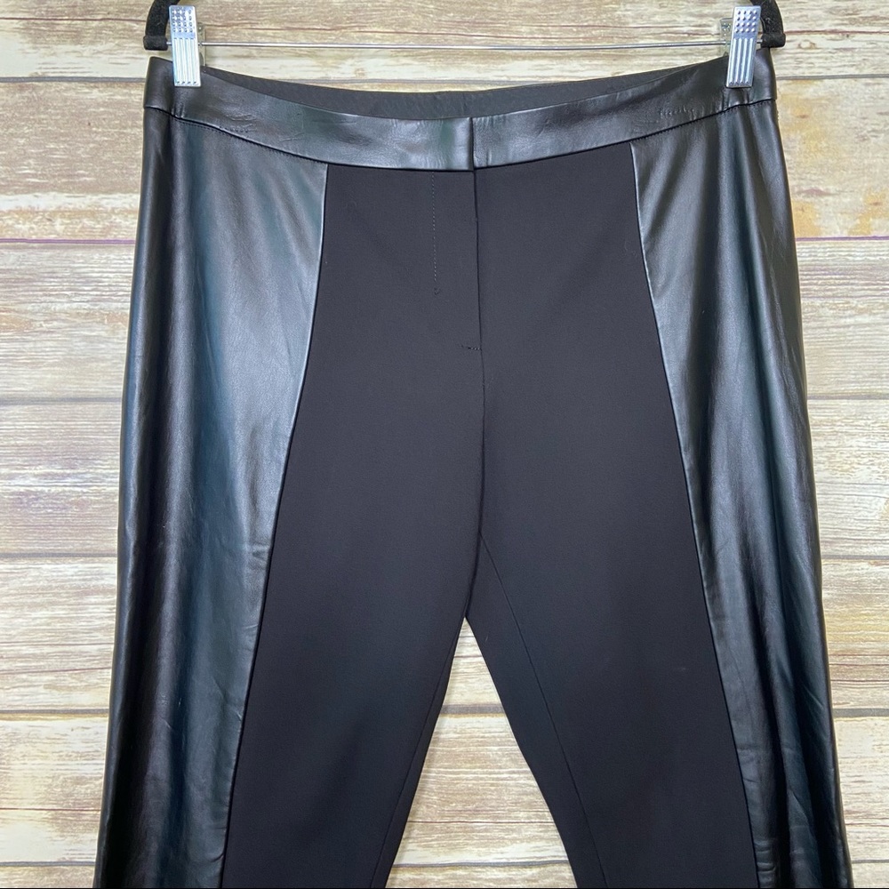 Tory Burch m Mabley Ponte Faux-Leather Pants - Picture 4 of 10